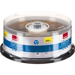 Maxell DVD-R 4.7GB Write-Once, 16x Recordable Disc (Spindle Pack of 25)