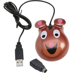 Califone KM-BE Animal-Themed Computer Mouse (Bear)