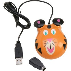 Califone KM-TI Animal-Themed Computer Mouse (Tiger)