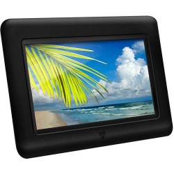 Aluratek 7 Digital Picture Frame with Auto Slideshow Feature (Black)