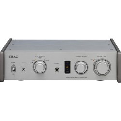 Teac HA-501 Full Analog Dual-Monoaural Headphone Amplifier (Silver)