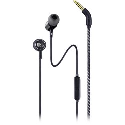 JBL Live 100 In-Ear Headphones with 1-Button Remote & Mic (Black)
