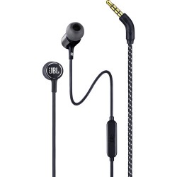 JBL Live 100 In-Ear Headphones with 1-Button Remote & Mic (Black)