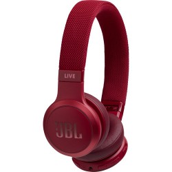 JBL LIVE 400BT Wireless On-Ear Headphones (Red)
