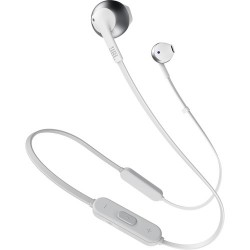 JBL TUNE 205BT Wireless Bluetooth Earbud Headphones (Silver)