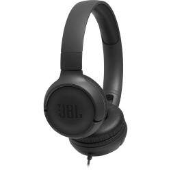 JBL TUNE 500 Wired On-Ear Headphones (Black)