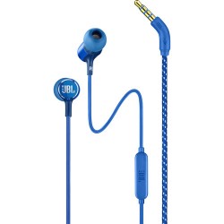 JBL Live 100 In-Ear Headphones with 1-Button Remote & Mic (Blue)