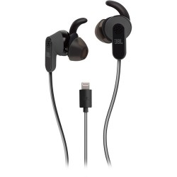 In-ear Headphones | JBL Reflect Aware Sport Earphones with Noise Cancellation & Adaptive Noise Control (Black, iOS)