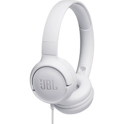 JBL TUNE 500 Wired On-Ear Headphones (White) JBL TUNE 500 Wired On-Ear Headphones (White)