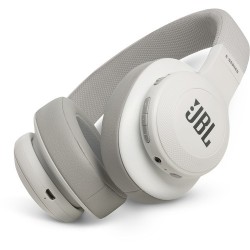 JBL E55BT Bluetooth Over-Ear Headphones (White)