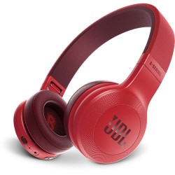 Bluetooth Headphones | JBL E45BT Bluetooth On-Ear Headphones (Red)