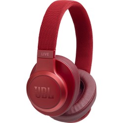 JBL LIVE 500BT Wireless Over-Ear Headphones (Red)