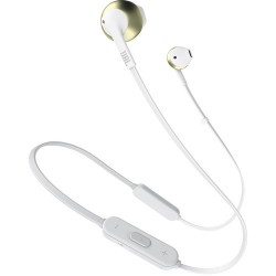 JBL TUNE 205BT Wireless Bluetooth Earbud Headphones (Champagne Gold)