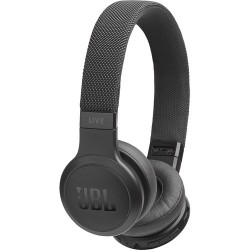 Noise-cancelling Headphones | JBL LIVE 400BT Wireless On-Ear Headphones (Black)