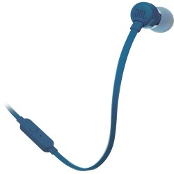 Headphones | JBL T110 In-Ear Headphones (Blue)