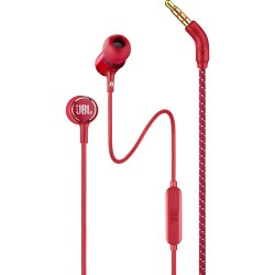 JBL Live 100 In-Ear Headphones with 1-Button Remote & Mic (Red)