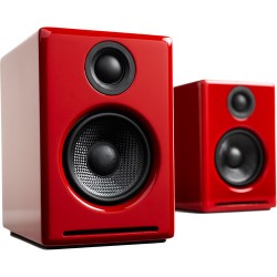Audioengine | Audioengine A2+ Wireless Bluetooth Speaker System (Hi-Gloss Red, Pair)