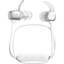 NuForce BE Sport4 Wireless In-Ear Headphones (Silver)