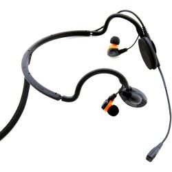Point Source Audio Dual In-Ear Intercom Headset with 4-Pin Female XLR for Clear-Com Compatible Systems