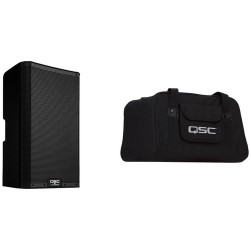 QSC K10.2 K.2 Series 10 2000W Powered Speaker with Speaker Bag Kit