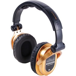DJ Headphones | DJ-Tech eDJ-500 Professional Headphones (Gold)