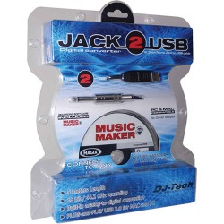 DJ-Tech | DJ-Tech Jack-2-USB - 1/4 to USB Cable