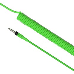 Teenage Engineering | teenage engineering Curly Audio Cable (Long, Neon Green)