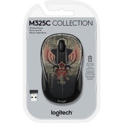 Logitech M325c Wireless Mouse (Black Taboo)