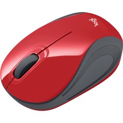 Logitech M187 Wireless Ultra Portable Mouse (Red)