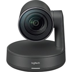 Logitech Rally Plus UHD 4K Conference Camera System with Dual-Speakers and Mic Pods Set