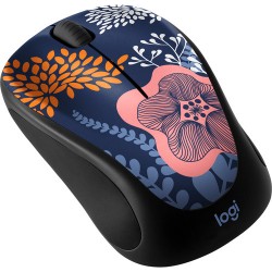 Logitech Color Collection Wireless Mouse (Forest Floral)