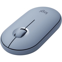 Logitech Pebble M350 Wireless Mouse (Blue Gray)