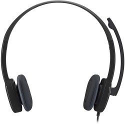 Logitech H151 Multi-Device Stereo Headset with In-Line Controls (Single-Pin)