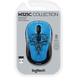Logitech M325c Wireless Mouse (Blue Trance)