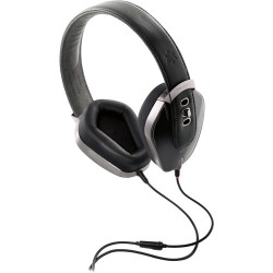 Over-ear Headphones | Pryma Leather & Aluminum Headphones (Pure Black)