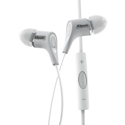 In-ear Headphones | Klipsch R6i II In-Ear Headphones with In-Line Microphone and Remote (White, iOS)