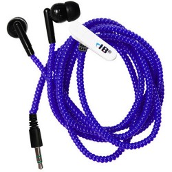 HamiltonBuhl Skooob Tangle-Free Silicone In-Ear Headphones (Blue)