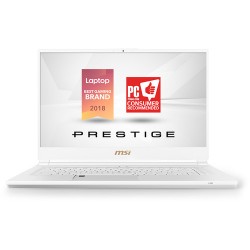 MSI 15.6 Prestige Series P65 Creator Notebook (Limited Edition, White with Gold Diamond Cut)