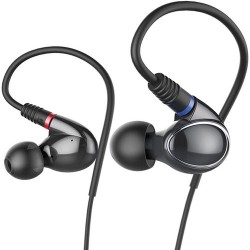 In-ear Headphones | FiiO FH1 Balanced Armature-Dynamic Hybrid In-Ear Monitors (Black)