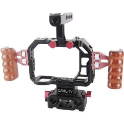 CAME-TV | CAME-TV ILCE-7S Cage for Sony a7S with Side Wooden Handles