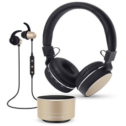Casque Bluetooth, sans fil | HyperGear Wireless Gift Set (Black)