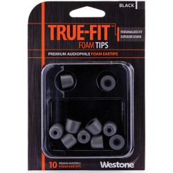Westone True-Fit Foam Eartips (10-Pack, Black)