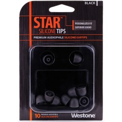 Westone | Westone STAR Premium Silicone Eartips (10-Pack, Black)