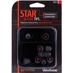 Westone STAR Premium Silicone Eartips (10-Pack, Red)