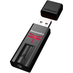 DACs | Μετατροπείς ψηφιακού σε αναλογικό | AudioQuest DragonFly Black - USB DAC + Preamp + Headphone Amp