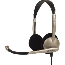 Koss CS100 USB Over-The-Head Headset With Noise Reduction Microphone