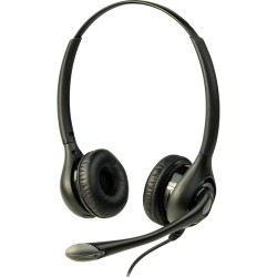 Micro Casque Single-Ear | Listen Technologies LA-453 On-Ear Headset with Boom Mic (Dual-Ear)