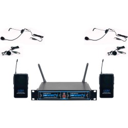 VocoPro UDH-Dual-B UHF Digital Hybrid Wireless Microphone System (B2)