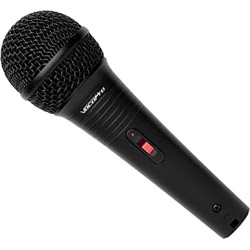 VocoPro MK-38 PRO Wired Karaoke Microphone with Cable (Black Leatherette)