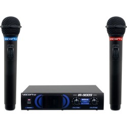 VocoPro | VocoPro IR-9009 Infrared Dual Wireless Microphone System (Orange/Green)